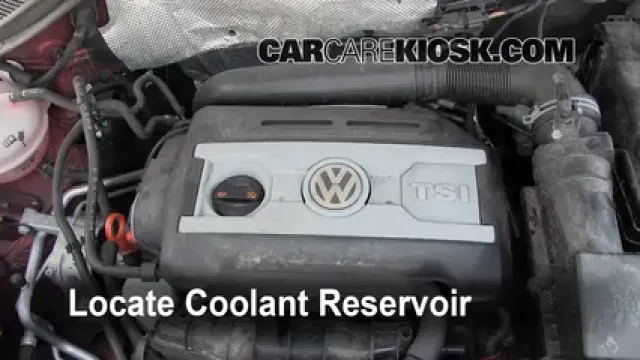 2011 Volkswagen Tiguan SE 2.0L 4 Cyl. Turbo Refrigerante (anticongelante) Controlar nivel de líquido